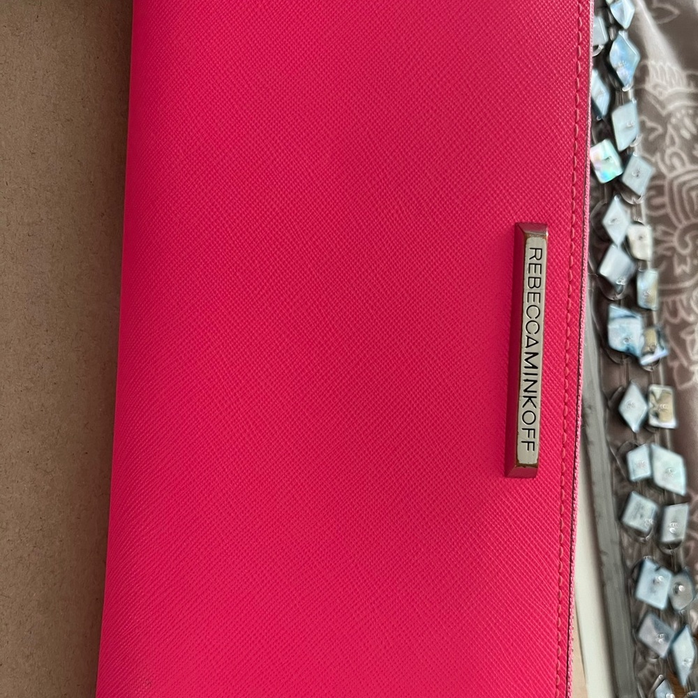 Rebecca Minkoff Pink Wallet Sleek Design